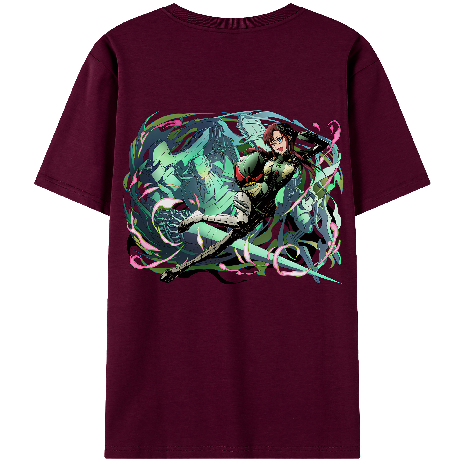 （画像用） EVA 新世紀エヴァンゲリオン レディース半袖Tシャツ(バックプリント)